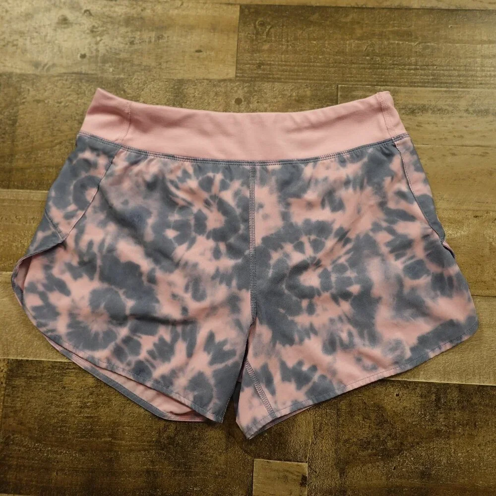 Athleta Girl Run the World 3” Shorts Tie Dye Girls' Size XL‎ 14